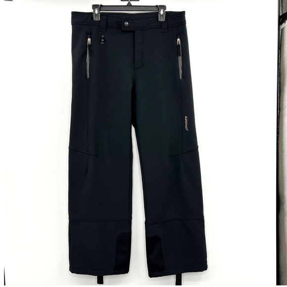 Spyder Mens Black Lined Shell Pants Large - Picture 1 of 3